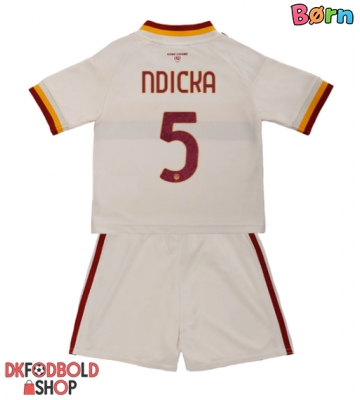 AS Roma Evan Ndicka #5 Udebanesæt Børn 2026-27 Kort ærmer (+ korte bukser)